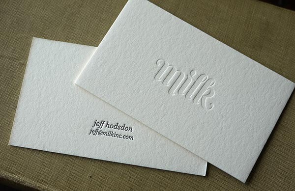 KHUE TU - Embossing / Debossing – Letterpress Business Card - Design & Printing