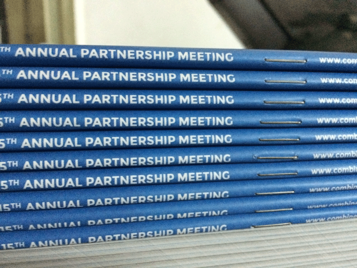 Book Binding – saddle stitch with folded pages stapled along the spine